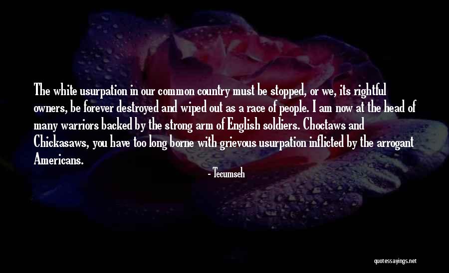 Chickasaws And Choctaws Quotes By Tecumseh Chickasaws And Choctaws Quotes By Tecumseh