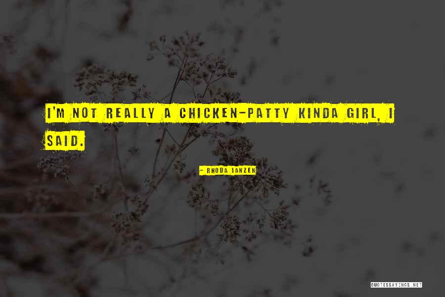 Chicken Food Quotes By Rhoda Janzen Chicken Food Quotes By Rhoda Janzen