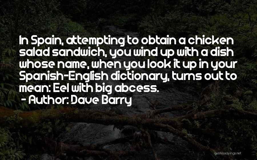 Chicken Salad Quotes By Dave Barry