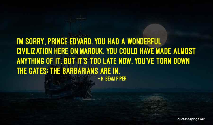 Chicken Teriyaki Quotes By H. Beam Piper Chicken Teriyaki Quotes By H. Beam Piper