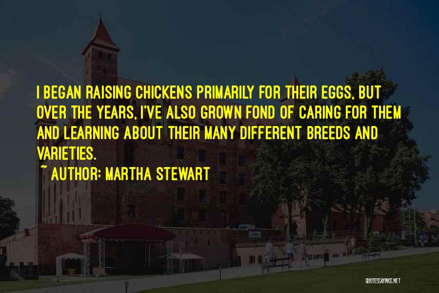 Chickens And Eggs Quotes By Martha Stewart