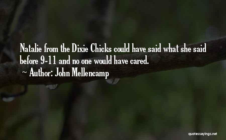 Chicks Before Quotes By John Mellencamp