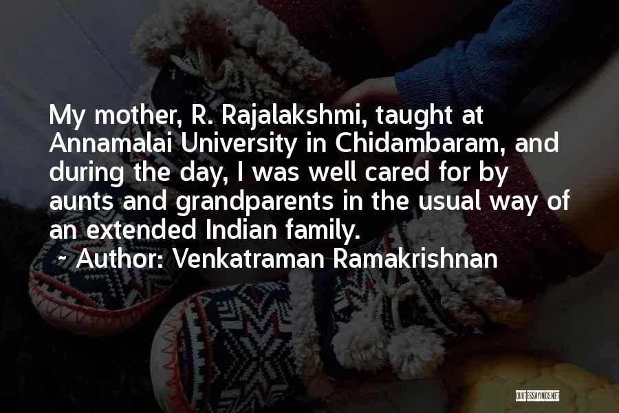 Chidambaram Quotes By Venkatraman Ramakrishnan