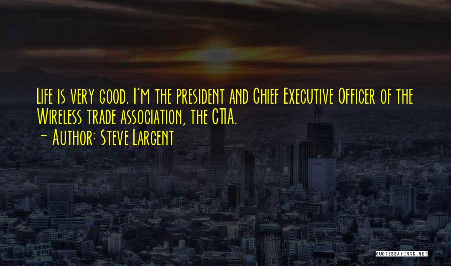 Chief Executive Quotes By Steve Largent