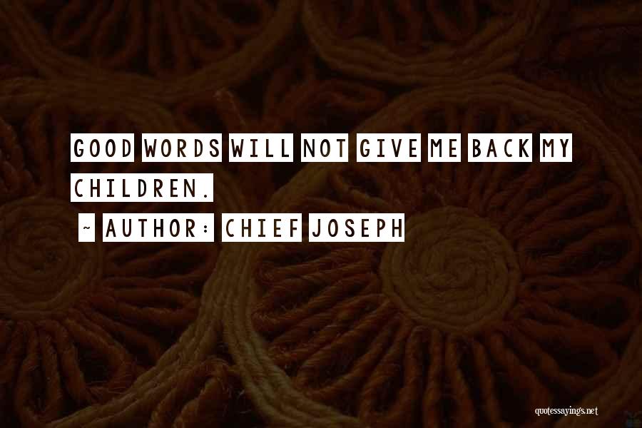 Chief Joseph Quotes 1021959