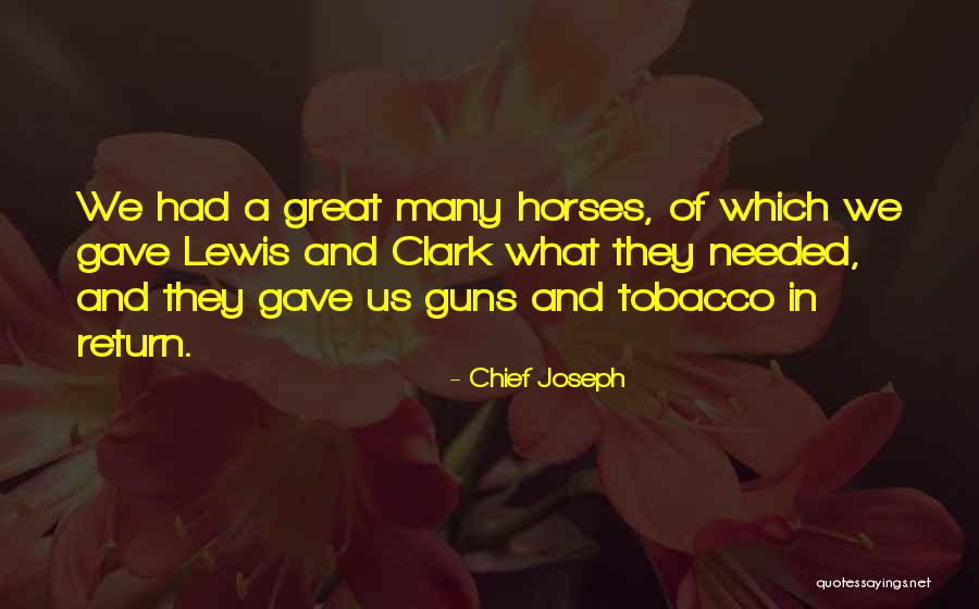 Chief Joseph Quotes 2233398