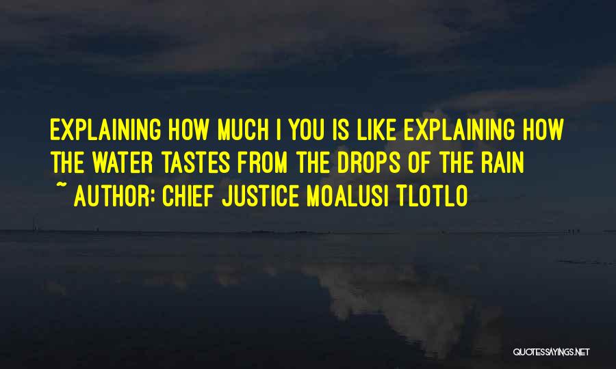Chief Justice Moalusi Tlotlo Quotes 569891