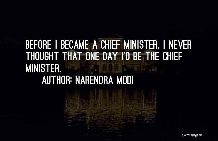 Chief Minister Quotes By Narendra Modi