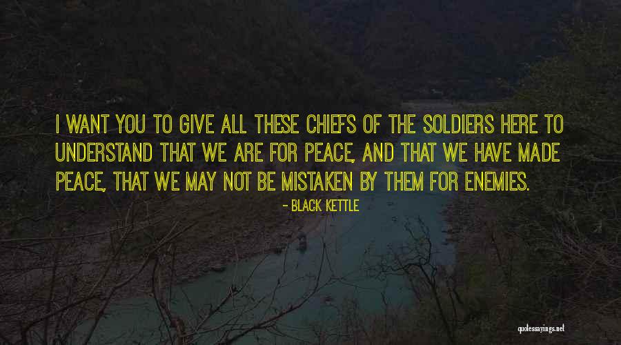 Chiefs Quotes By Black Kettle