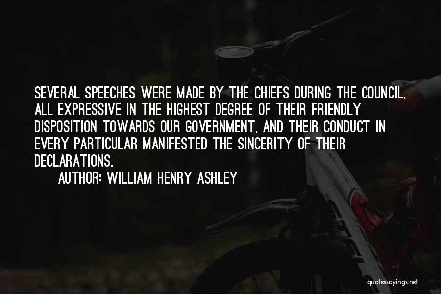 Chiefs Quotes By William Henry Ashley