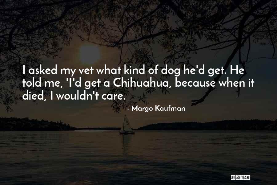 Chihuahua Quotes By Margo Kaufman Chihuahua Quotes By Margo Kaufman
