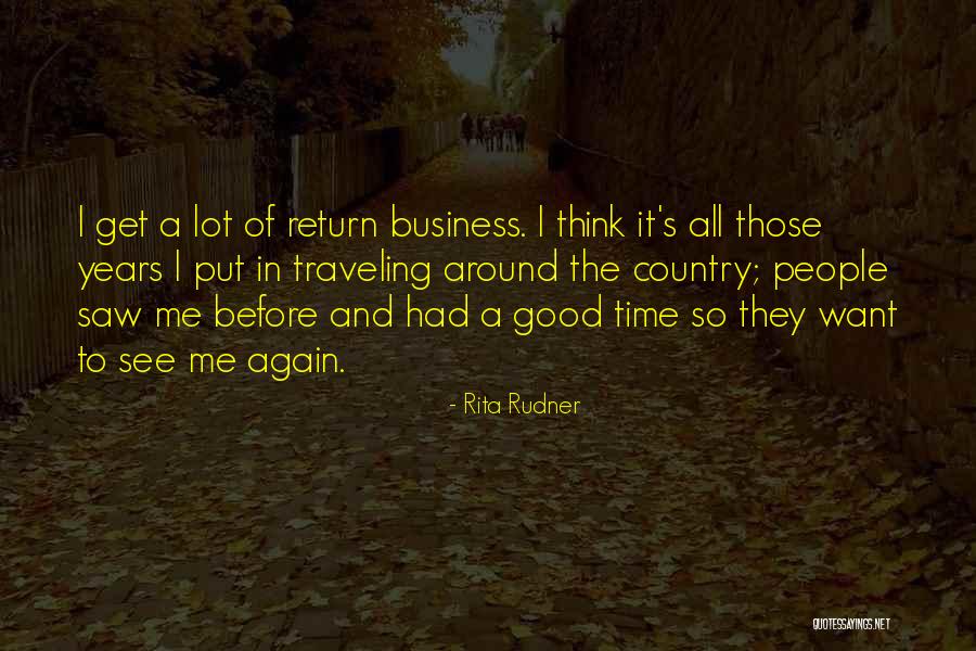 Chiku Fruit Quotes By Rita Rudner