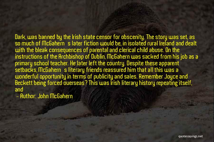 Child And Adolescent Quotes By John McGahern