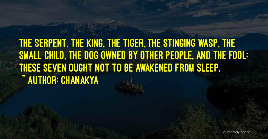 Child And Dog Quotes By Chanakya