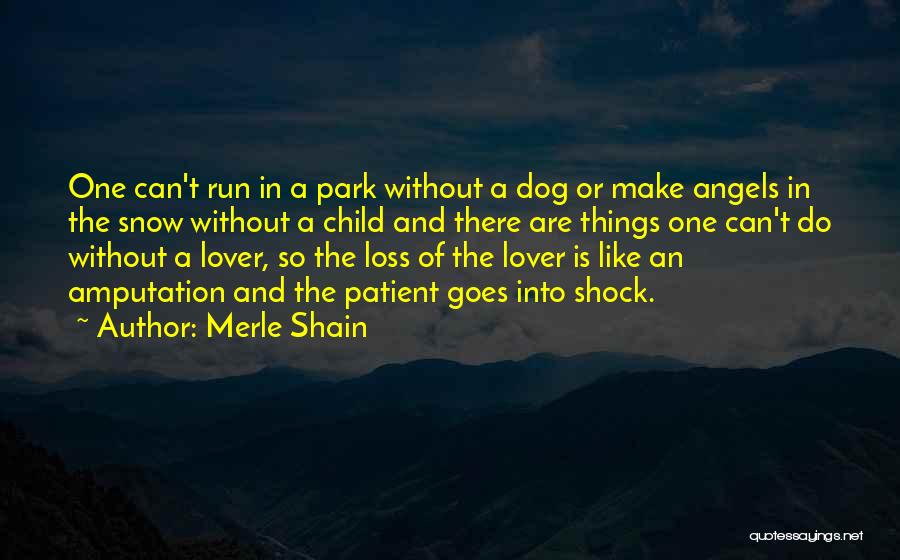 Child And Dog Quotes By Merle Shain