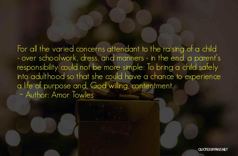 Child And Parent Quotes By Amor Towles