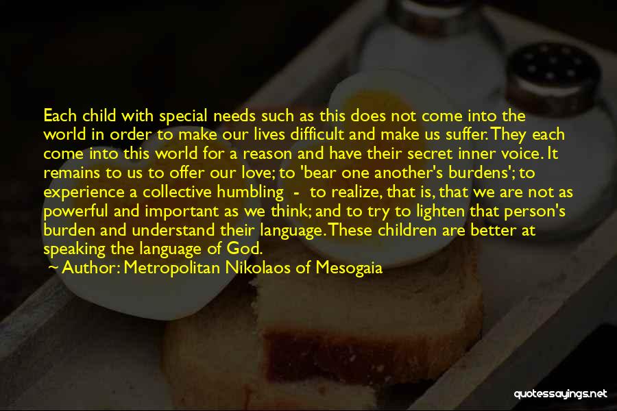 Child Bearing Quotes By Metropolitan Nikolaos Of Mesogaia