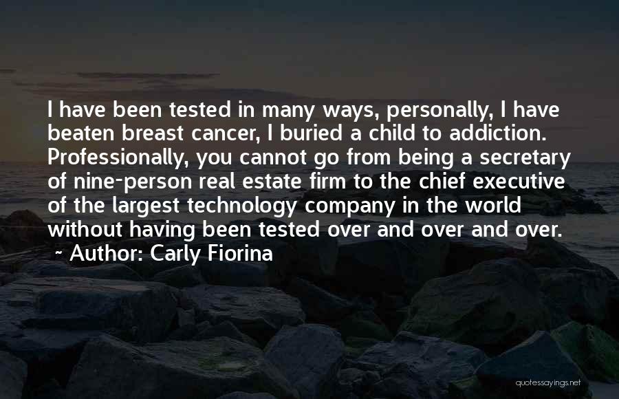 Child Cancer Quotes By Carly Fiorina