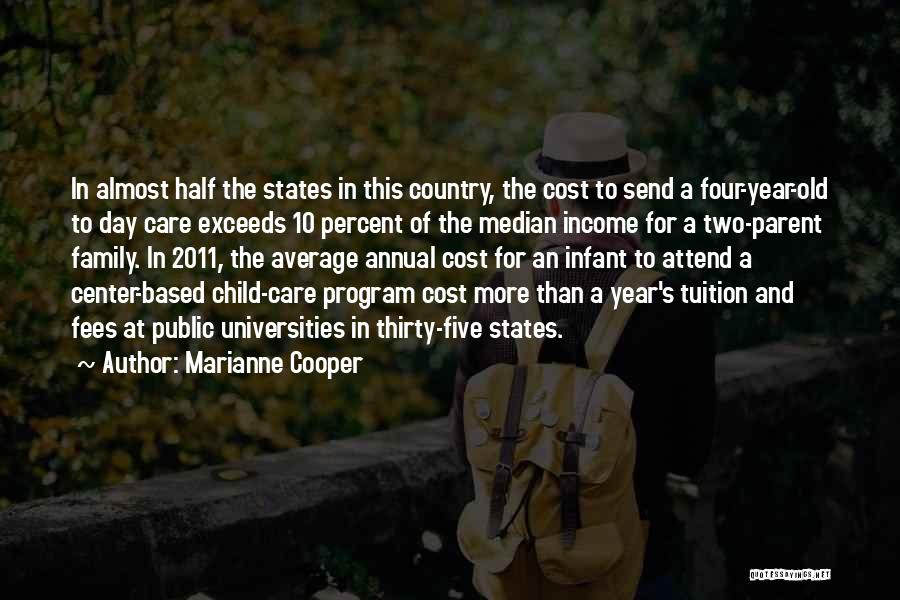 Child Care Center Quotes By Marianne Cooper