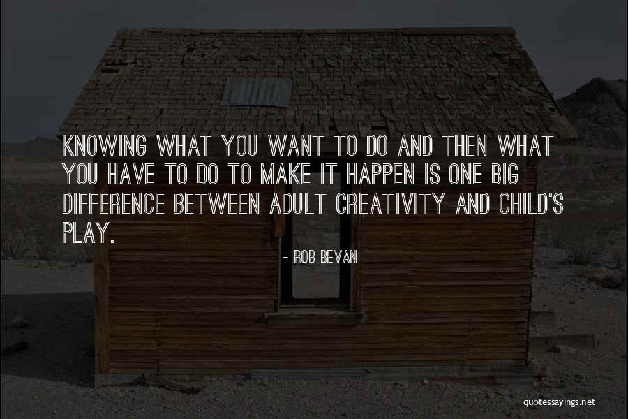 Child Creativity Quotes By Rob Bevan