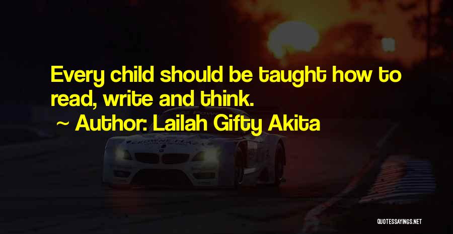 Child Education Inspirational Quotes By Lailah Gifty Akita