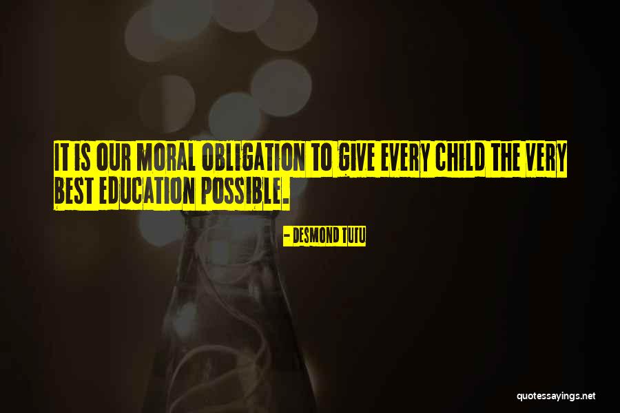 Child Education Quotes By Desmond Tutu