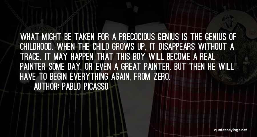 Child Grows Up Quotes By Pablo Picasso