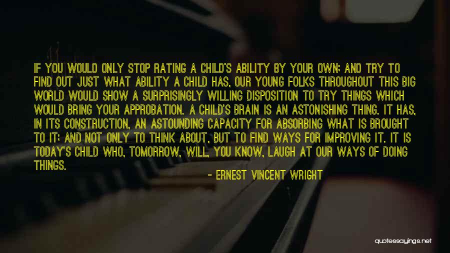 Child Laugh Quotes By Ernest Vincent Wright Child Laugh Quotes By Ernest Vincent Wright