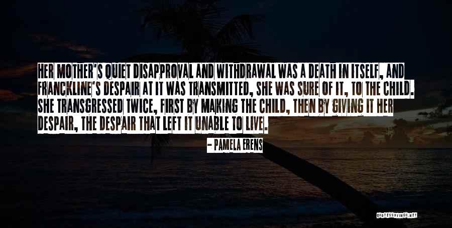 Child Loss Quotes By Pamela Erens