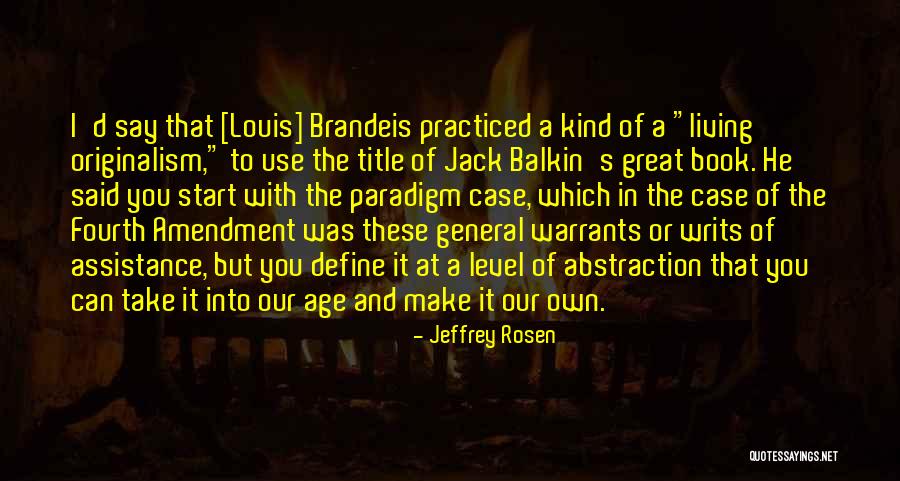 Child Orphanage Quotes By Jeffrey Rosen Child Orphanage Quotes By Jeffrey Rosen