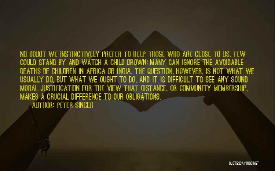 Child Poverty Quotes By Peter Singer