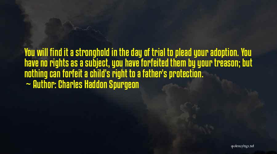 Child Protection Quotes By Charles Haddon Spurgeon