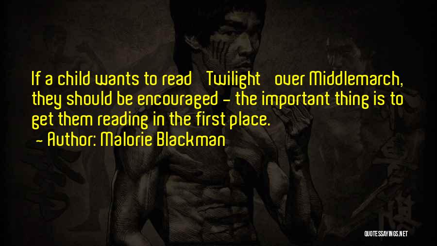 Child Reading Quotes By Malorie Blackman