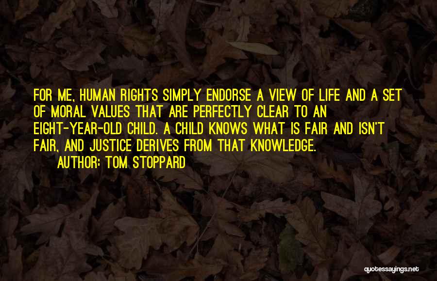 Child Rights Quotes By Tom Stoppard