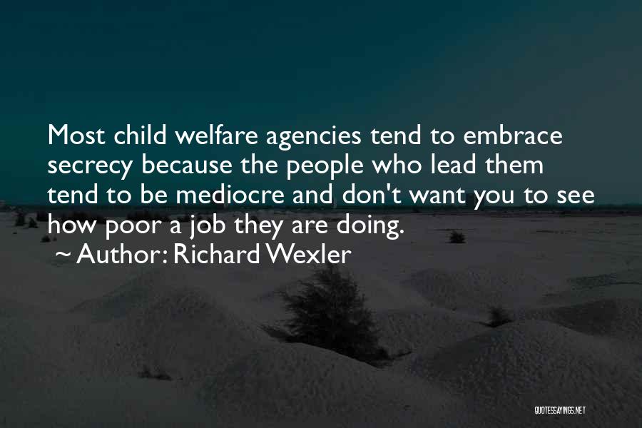 Child Welfare Quotes By Richard Wexler