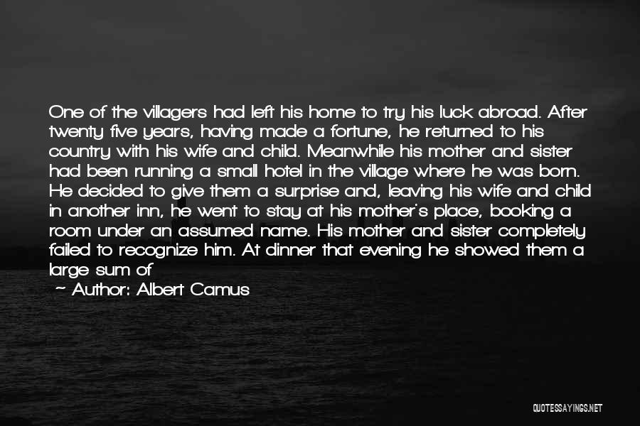 Child Without Mother Quotes By Albert Camus