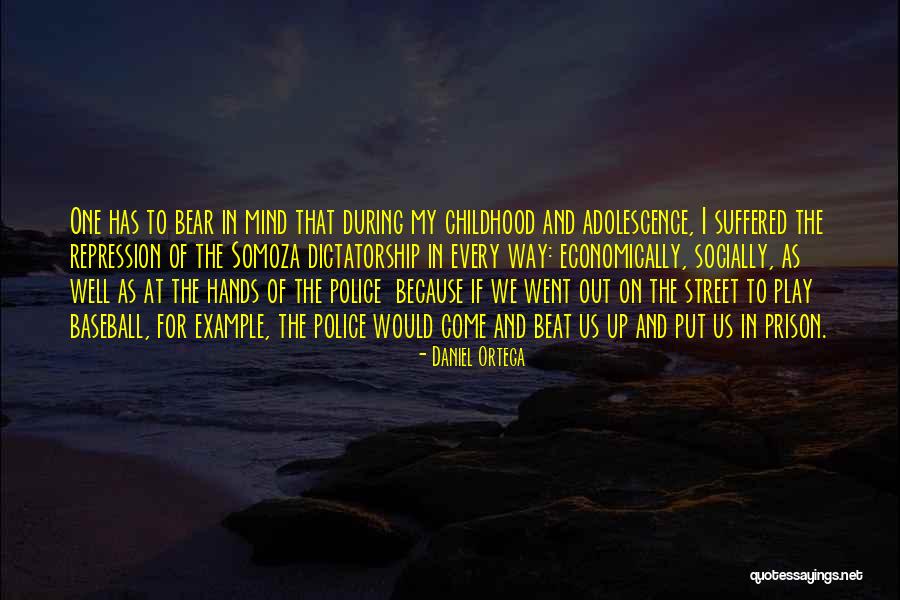 Childhood And Play Quotes By Daniel Ortega Childhood And Play Quotes By Daniel Ortega
