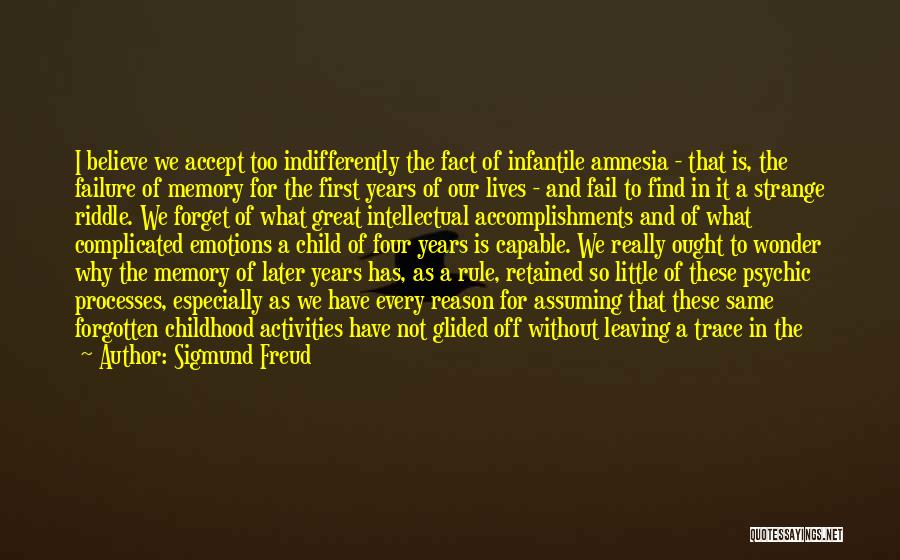 Childhood Development Quotes By Sigmund Freud