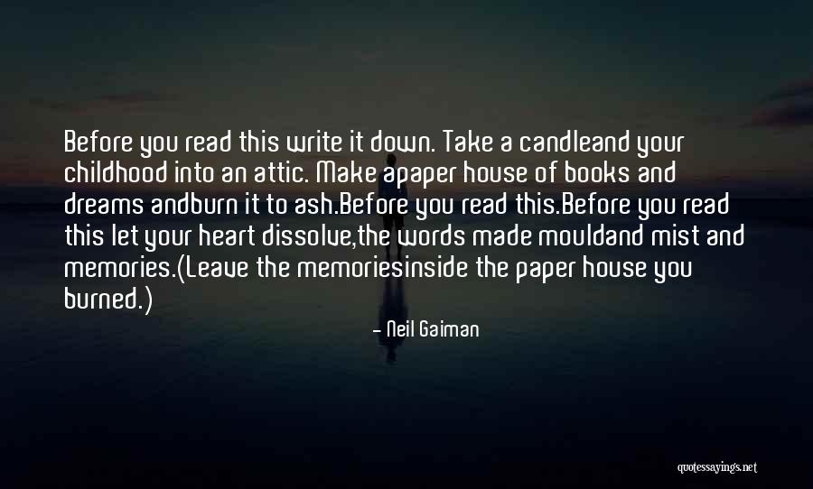 Childhood Dreams Quotes By Neil Gaiman