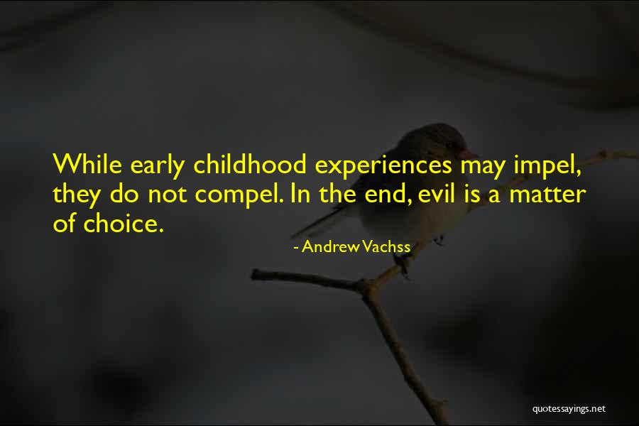 Childhood Experiences Quotes By Andrew Vachss Childhood Experiences Quotes By Andrew Vachss