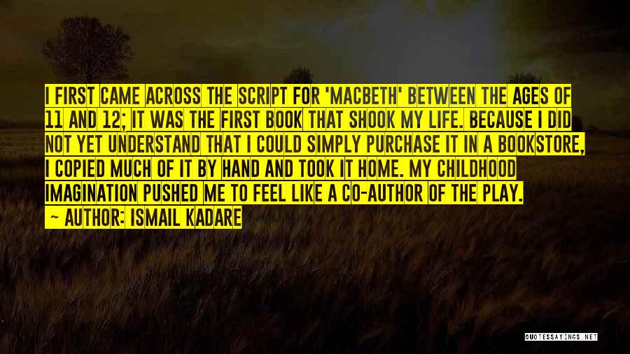 Childhood Imagination Quotes By Ismail Kadare