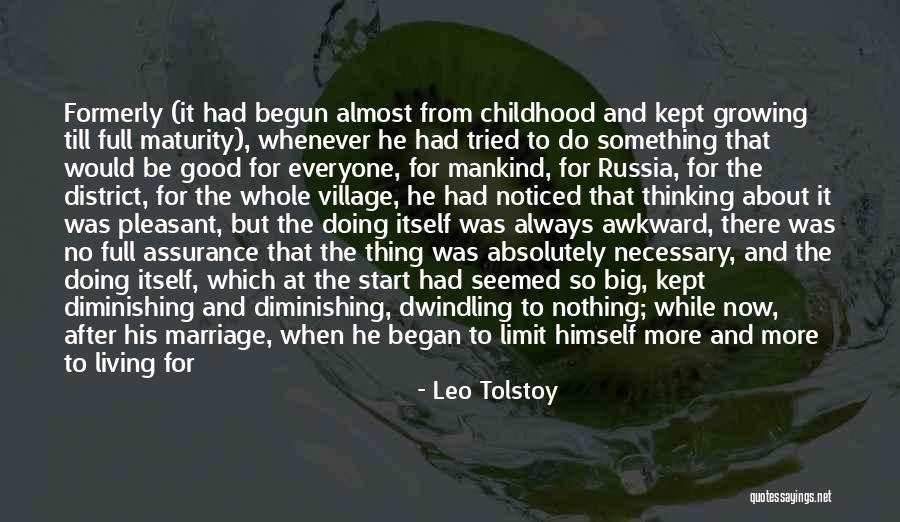 Childhood Joy Quotes By Leo Tolstoy