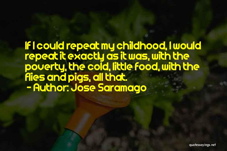 Childhood Poverty Quotes By Jose Saramago