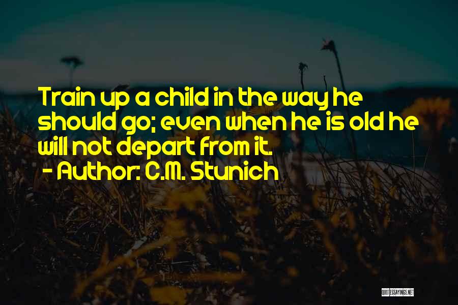 Childhood Teaching Quotes By C.M. Stunich