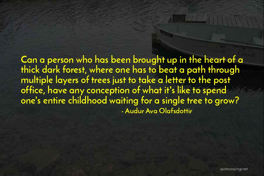 Childhood Thoughts Quotes By Audur Ava Olafsdottir Childhood Thoughts Quotes By Audur Ava Olafsdottir