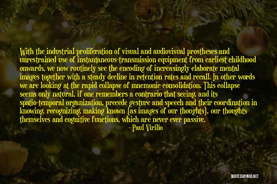 Childhood Thoughts Quotes By Paul Virilio Childhood Thoughts Quotes By Paul Virilio