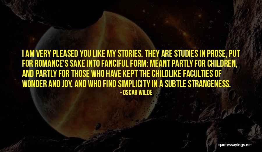 Childlike Joy Quotes By Oscar Wilde