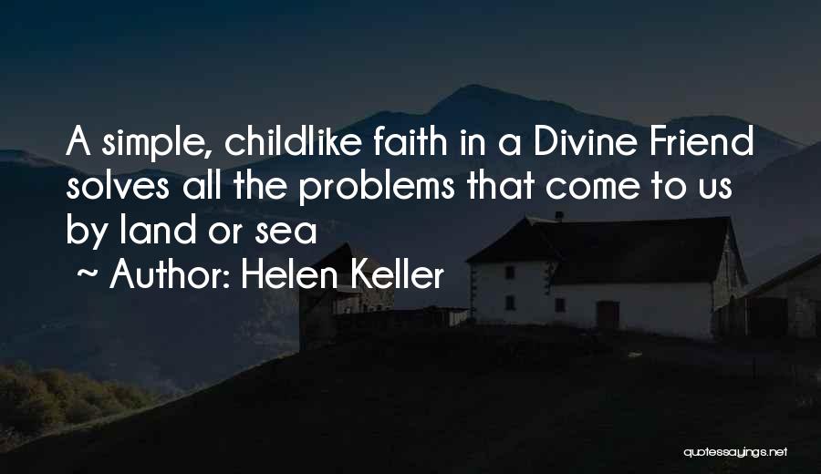 Childlike Quotes By Helen Keller