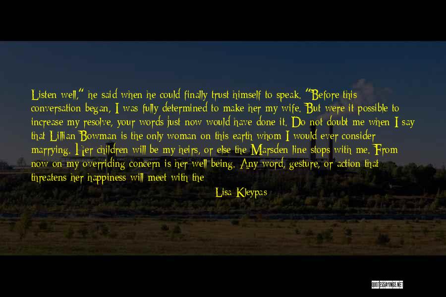 Children Have A Conversation Quotes By Lisa Kleypas Children Have A Conversation Quotes By Lisa Kleypas