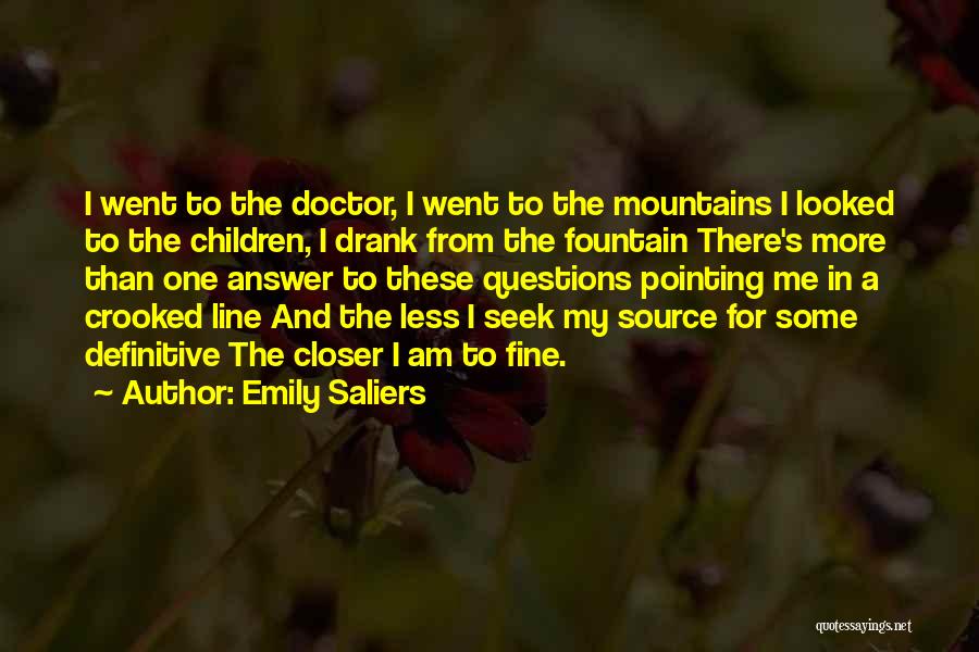 Children One Line Quotes By Emily Saliers